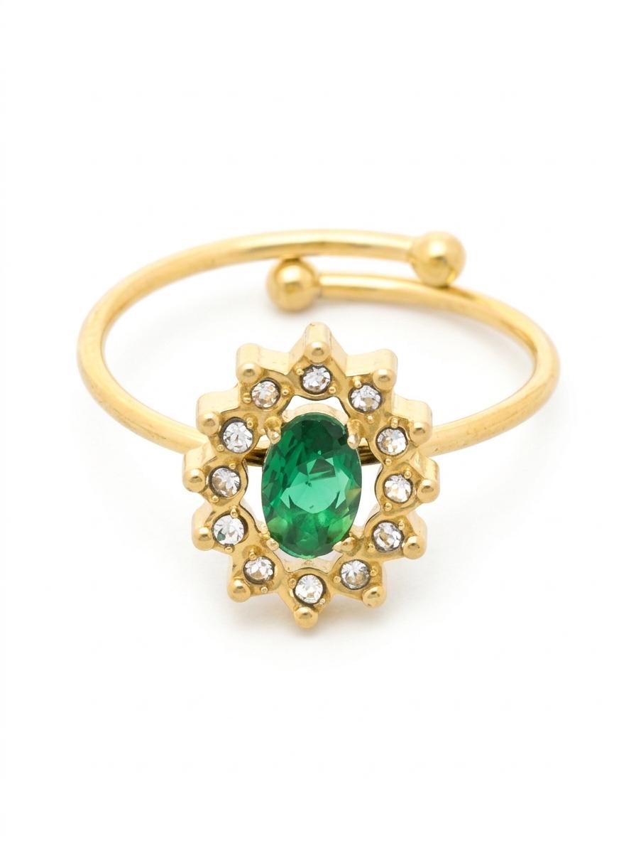 Anello PERLA VERDE