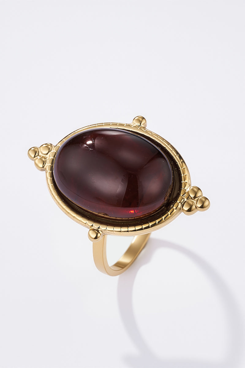 Anello Perla Ambra