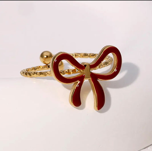 Anello FIOCCO ROSSO